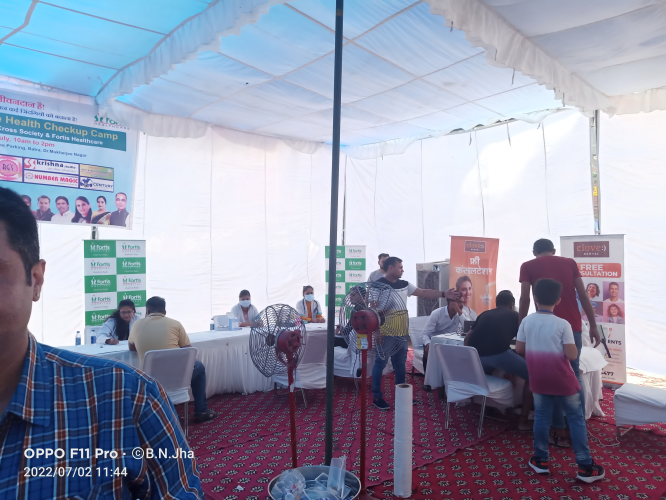 Health and Blood Donation Camp